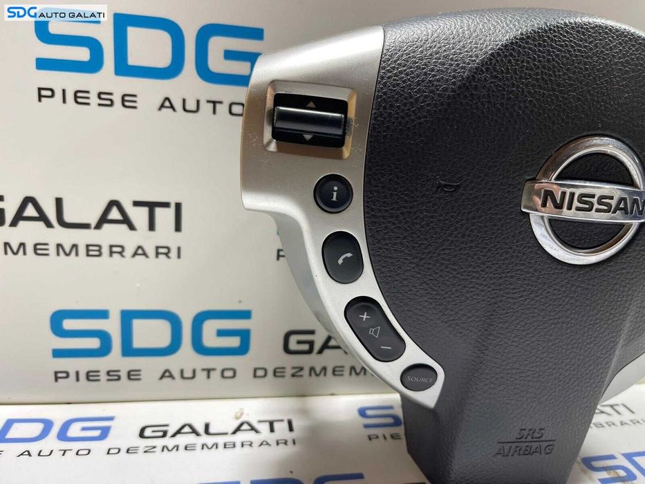 Airbag de pe Volan Modelul cu Comenzi Nissan Qashqai J10 2007 - 2013 Cod 98510BR26D [2769]