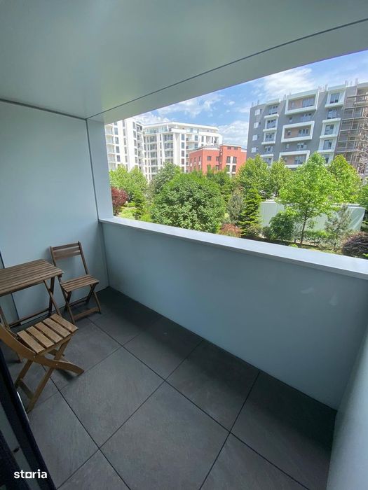 Apartament de inchiriat Cortina Residence, complet mobilat, parcare