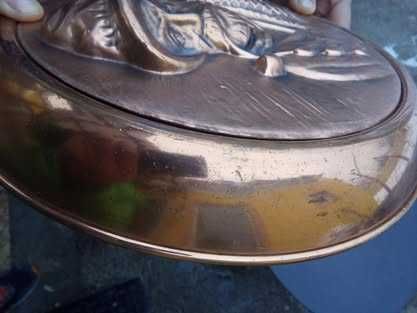 Ornament tigaie din cupru