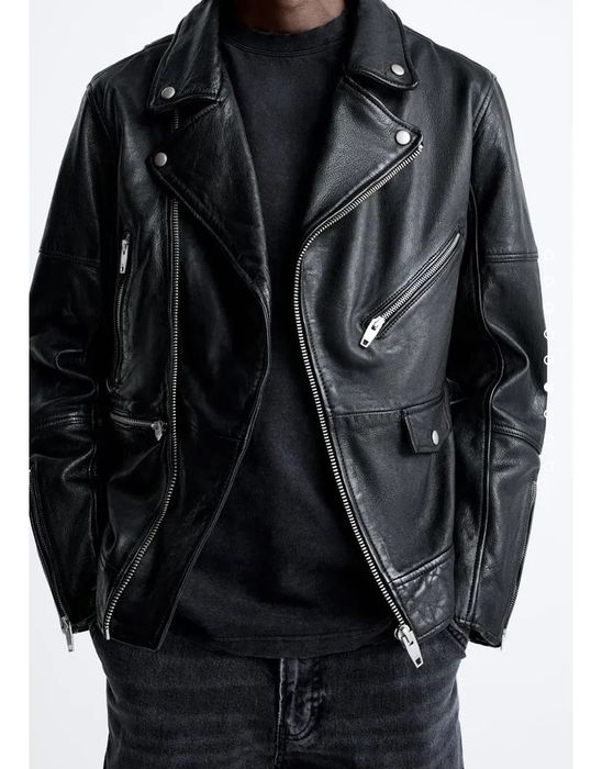 Geaca din piele Zara leather edition