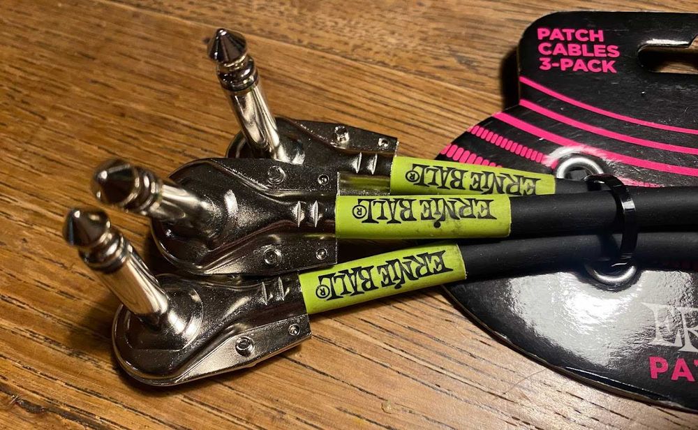 Ernie Ball Pancake Plug 6" Patch Cable