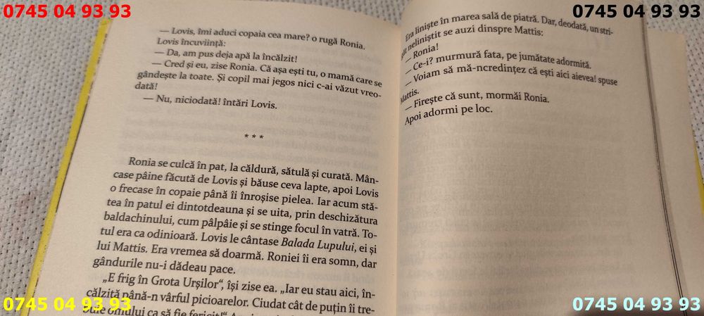 carte carti Ronia fata de talhar Astrid Lindgren