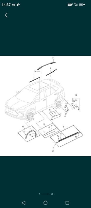 Бампер Chevrolet Tracker