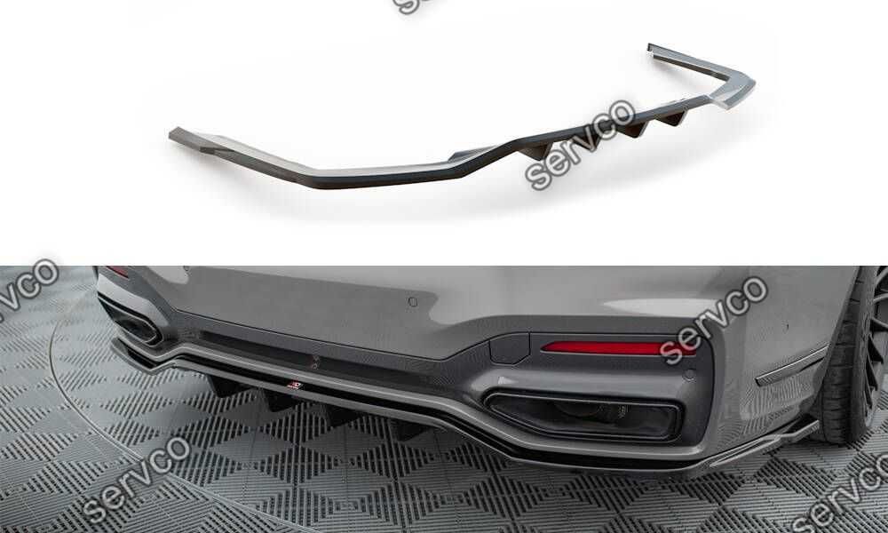 Prelungire bara spate Bmw Seria 7 G11 M-Pack 2019-2022 v5 Maxton Desig