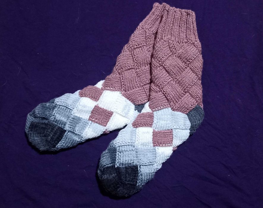 Вязаные носки 42 размер мужские