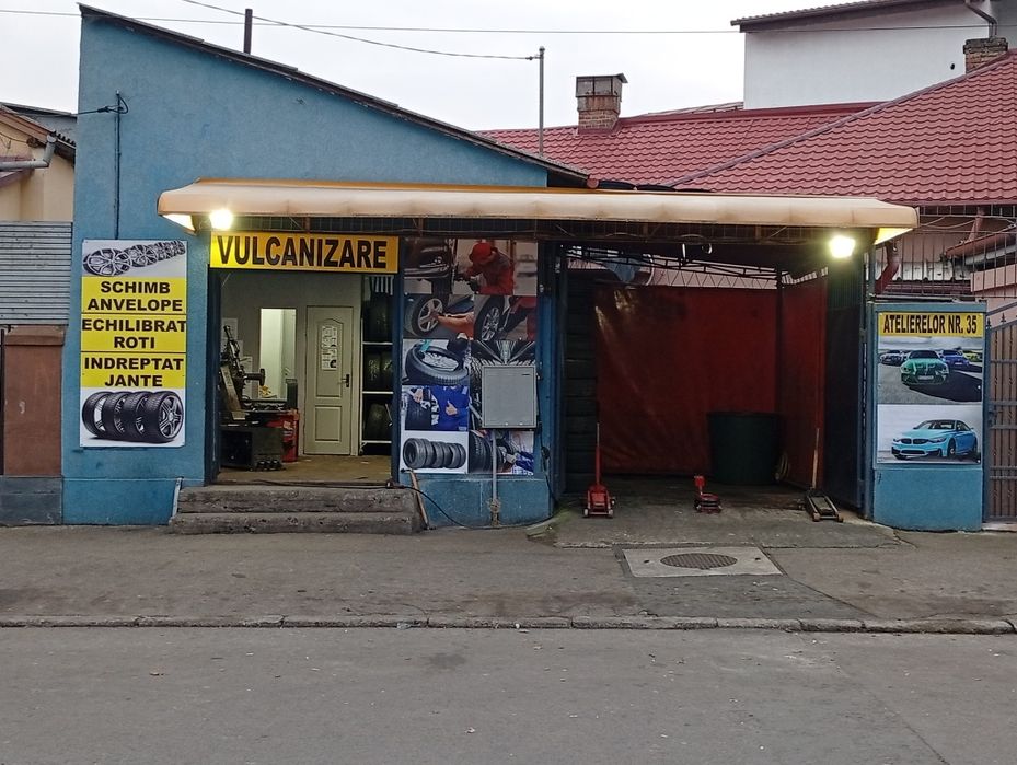 Vând sau închiriez Vulcanizare la cheie