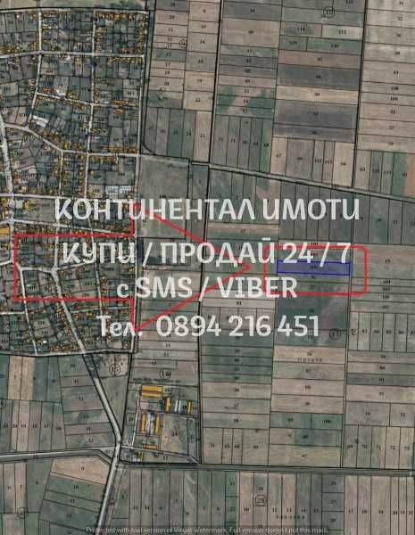 код 62875. Нива 7200м2 на 400м от къщите на селото с лесен достъп.