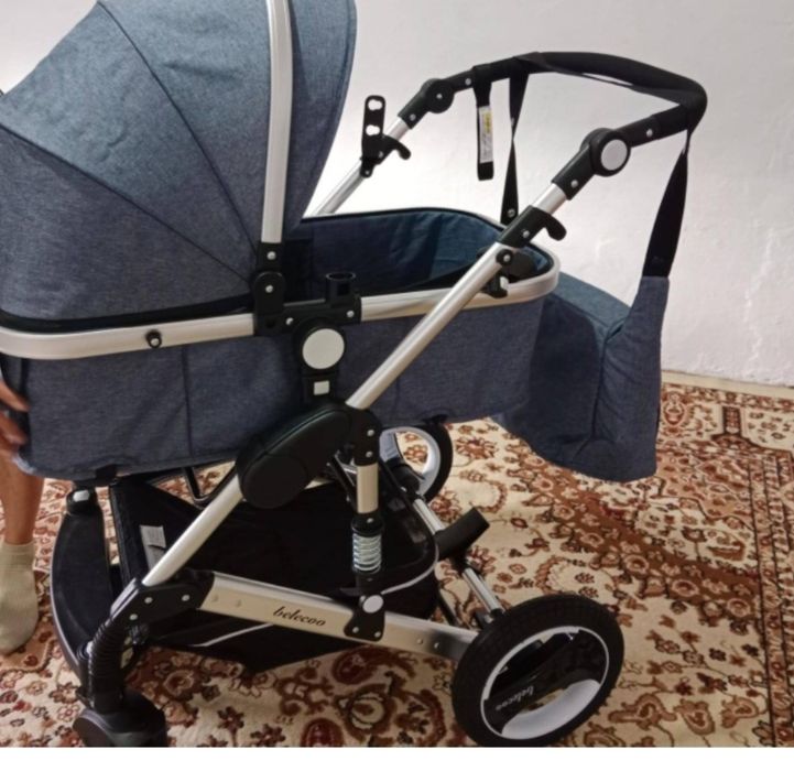 Коляска трансформер Belecoo 535-Q3, синий