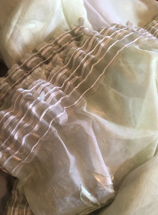 Шторы мрамор, тюли,  б/у .