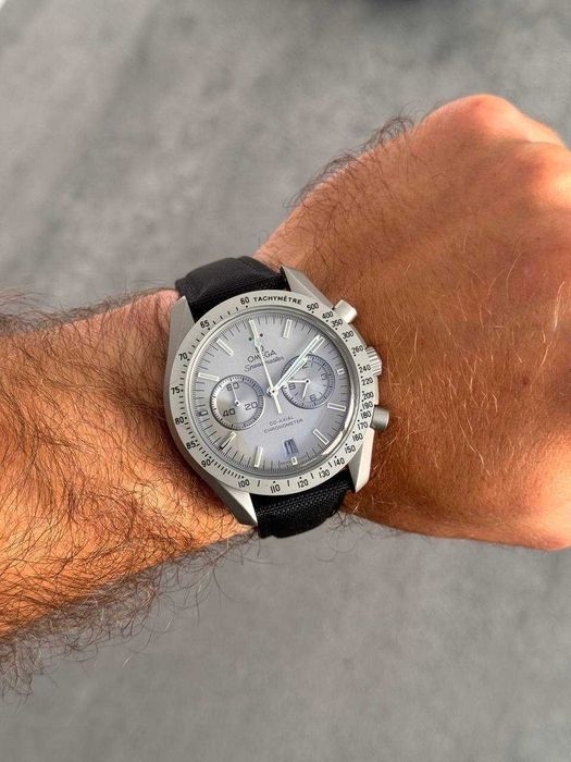 omega speedmaster grey chrono