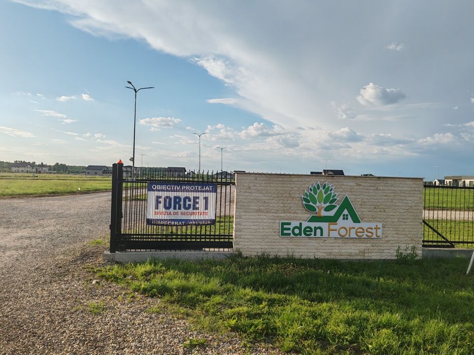 Teren de construcție la 12 km de București cu utilitati in complexul r