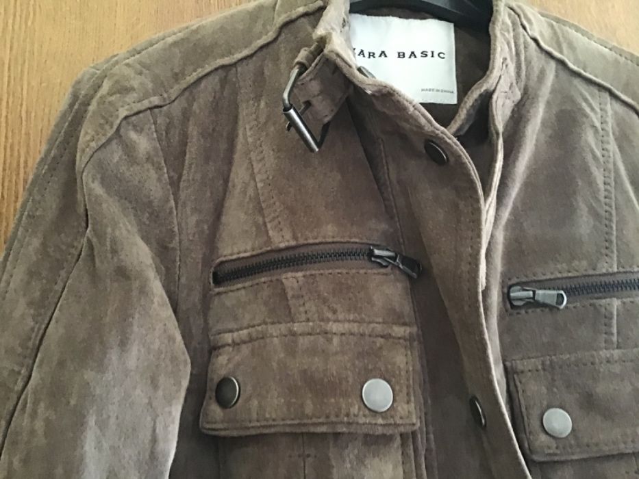 Haina piele ZARA noua