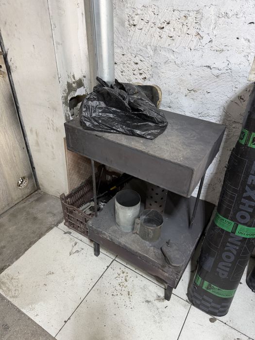 Печка на отработке буржуйка