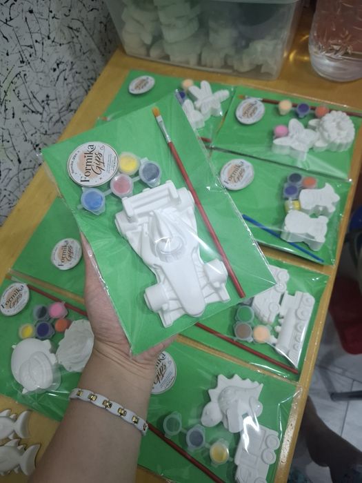 Гипсовые фигуры для расскраски