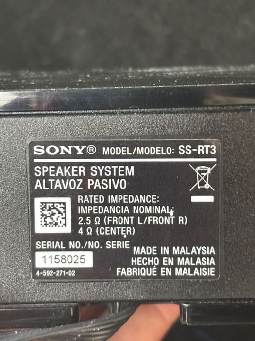 Vand sistem audio sony home cinema
