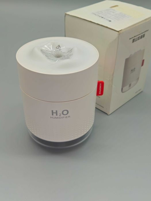 Kомпактен ултразвуков овлажнител H2O, 500мл, type C и LED нощна лампа