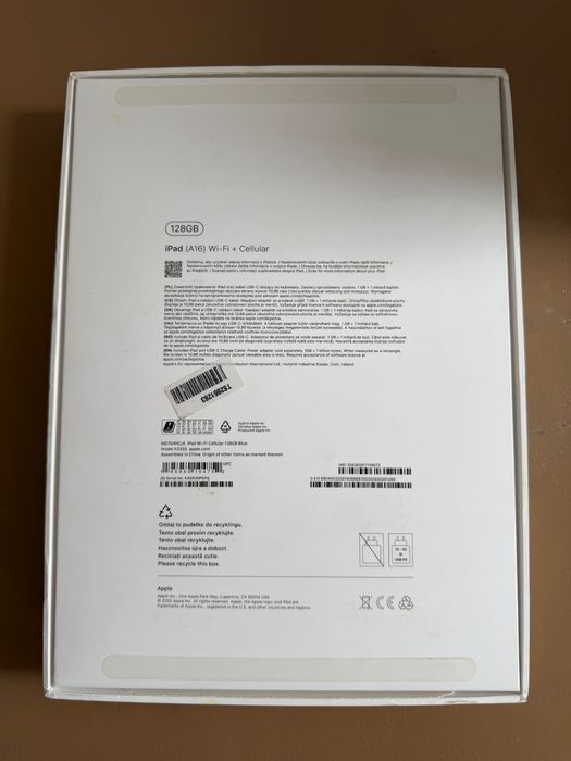 Ipad (A16) Wi-Fi + Cellular / 128GB