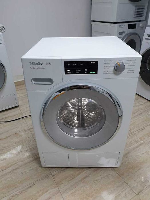 Miele 1600rpm Wi-Fi TwinDos Подсветка Пералня Миеле 12м Гаранция