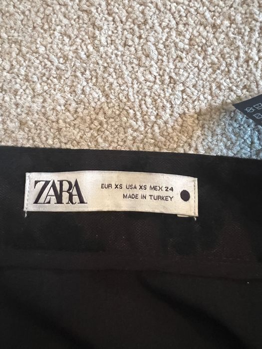 Fusta lunga Zara tull și catifea Xs