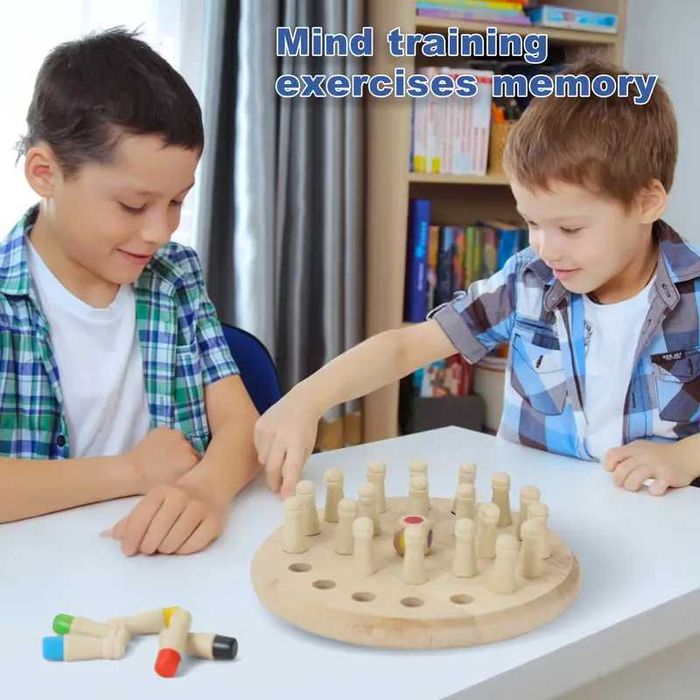 настолна игра с въженца за разплитане на възли с въже Мемори 2 в 1