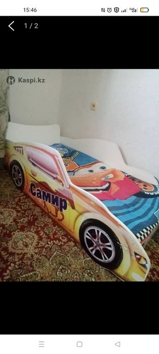 Кравать машина детская