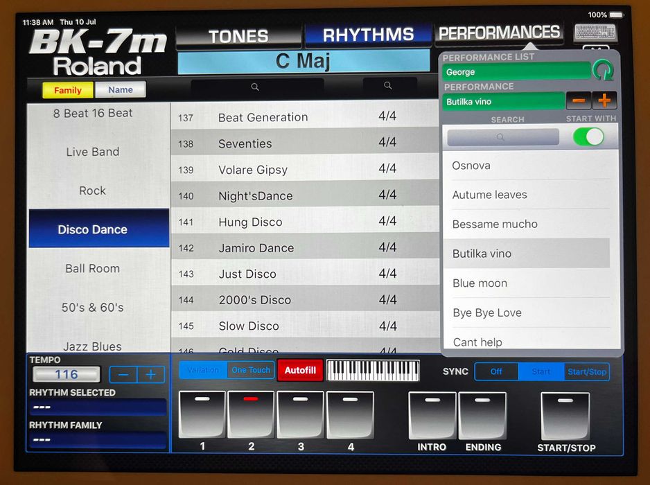 ROLAND BK-7m Аранжор+Foot controler+IPAD AIR+стойка+Транс. куфар
