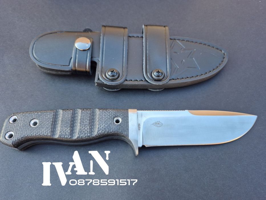 Нож-Fox FX-103 MB-Niolox Black Yute Micarta