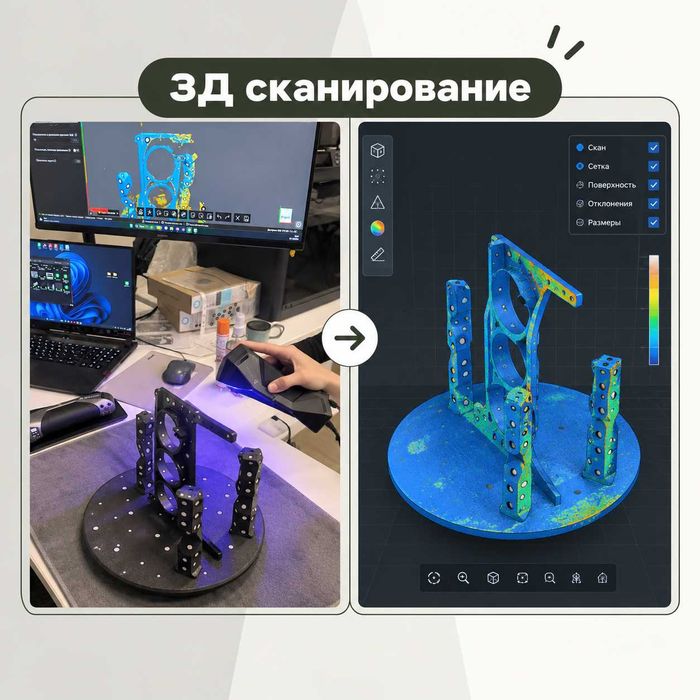 3D-печать автодеталей по образцу | 3D-сканирование