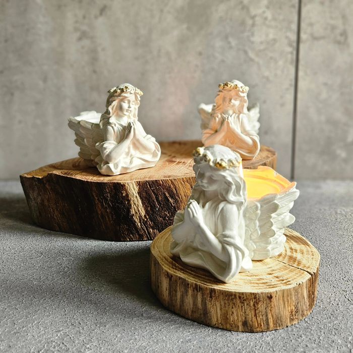 Свечи ручной работы.  Подсвечники