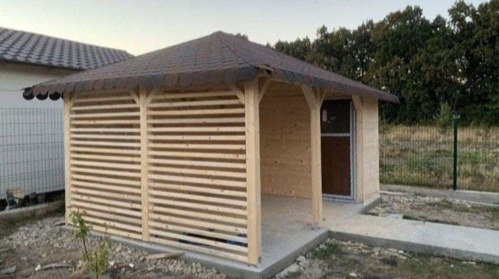 Vând și facem foișoare terase și magazie de depozitare și alte modele