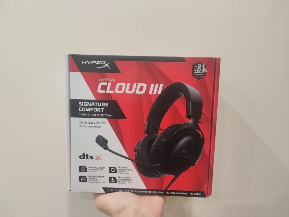 Hyperx cloud 3(проводные)