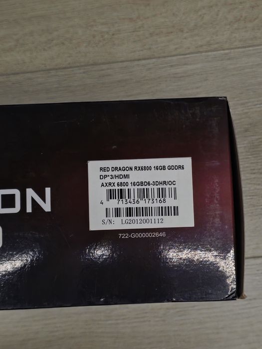 Placa video AMD Radeon RX6800 16gb Powercolor Red Dragon