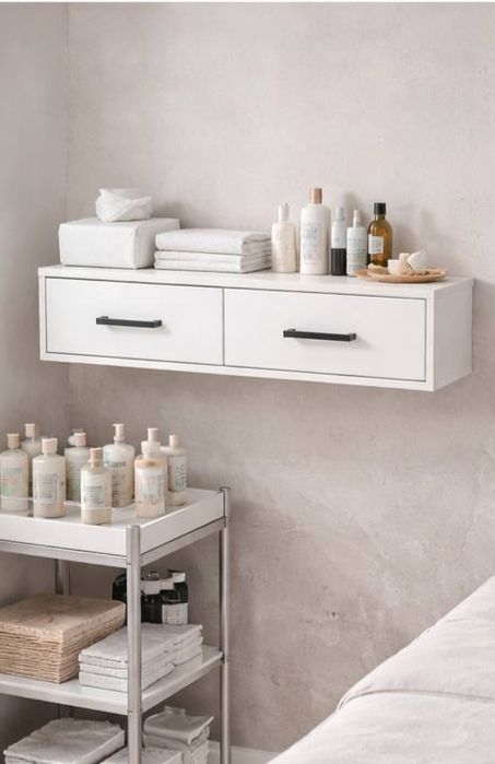 Навесная тумба консоль 2 ящиков хорошо выбор