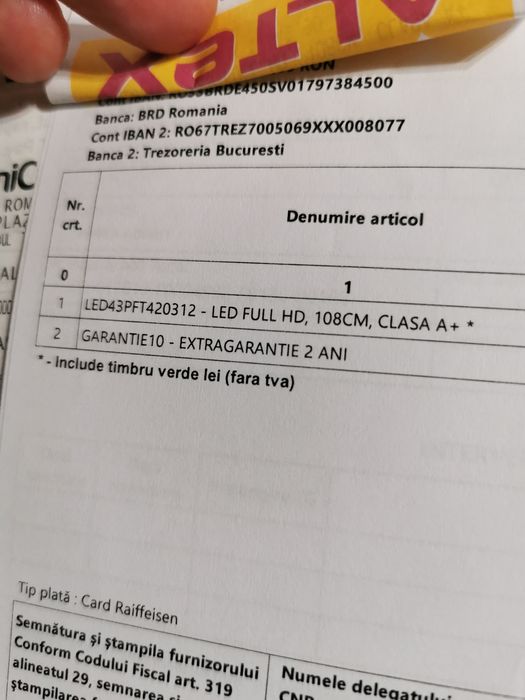 Televizor Philips Led Full HD 108 cm