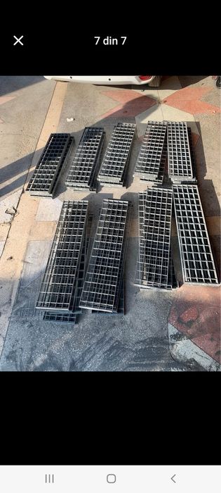 Confectionam scări metalice galvanizate la dimensiunea dorita de clien