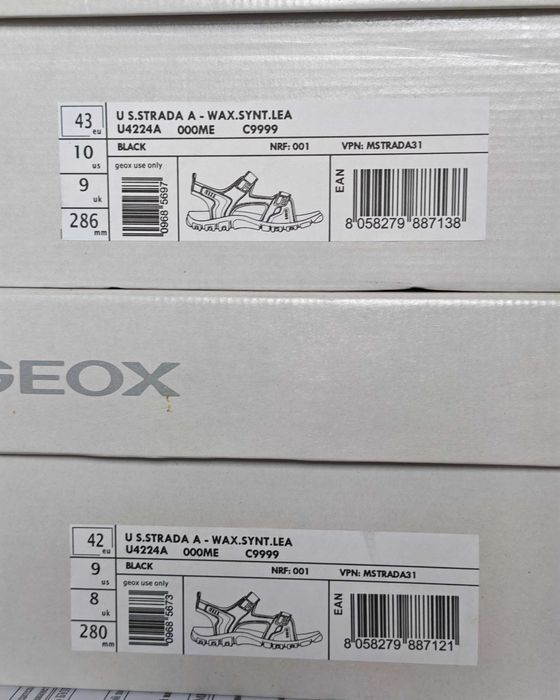 Мъжки сандали Geox  95 лв 42/43 номер