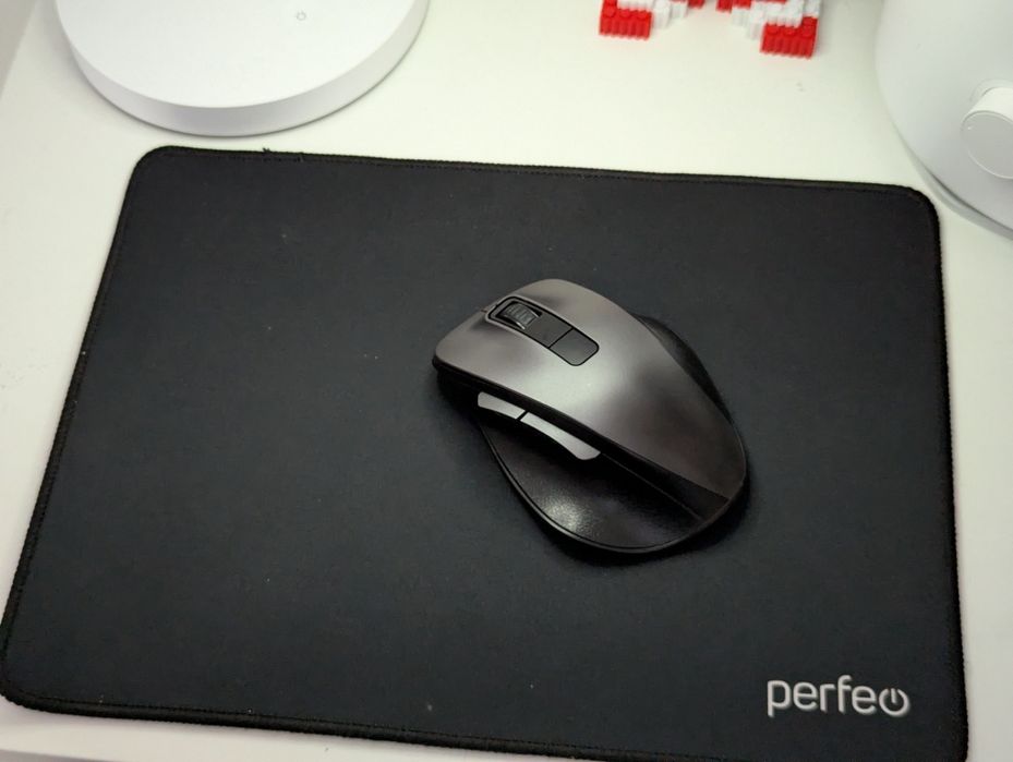 Бесшумная мышь + коврик Perfeo