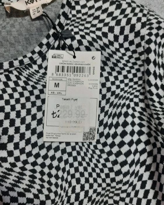 Rochie Koton in carouri