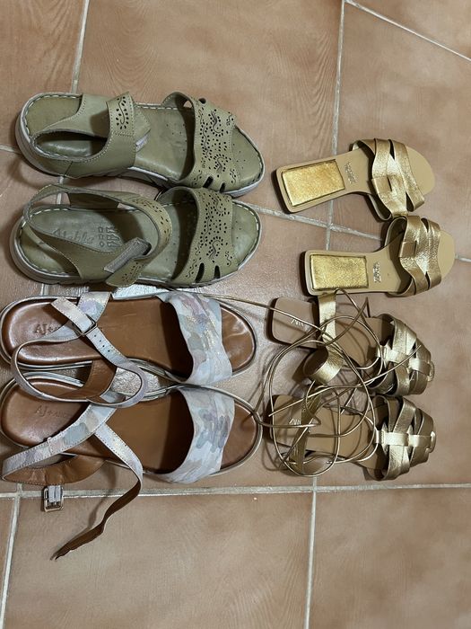 Zara,guess  дамски обувки 41 естествена кожа