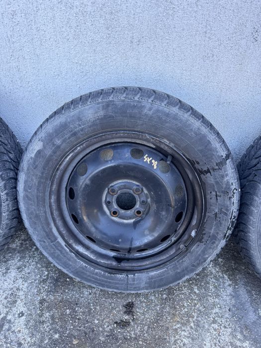 Set roti jante  anvelope iarna 185 65 R15 DOT 2022 Fiat Linea 4X98