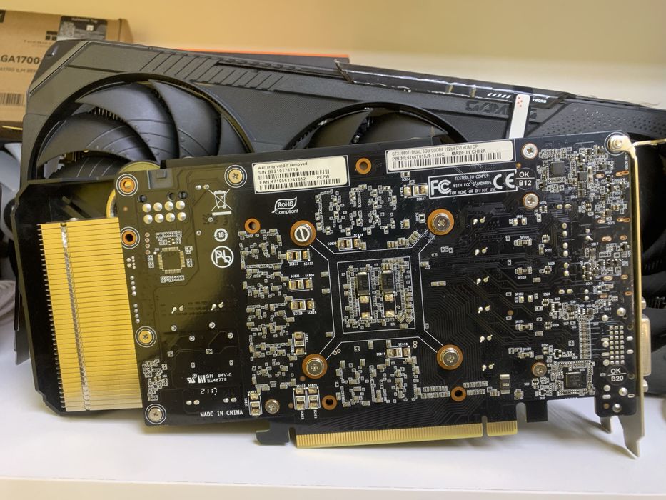 Продам GTX 1660 Ti Palit Dual