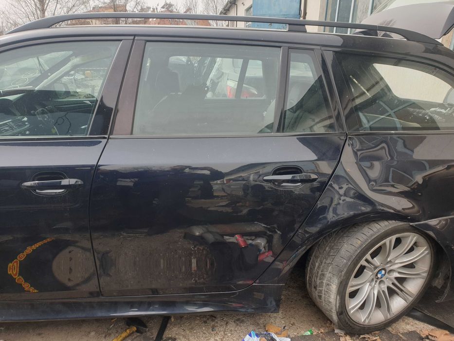 Задна лява врата(416 Carbonschwartz Metallic) - БМВ/BMW - E61