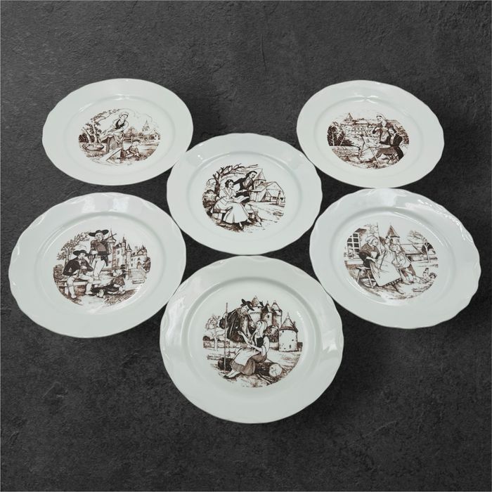 Френски фин порцелан сет от 18 части