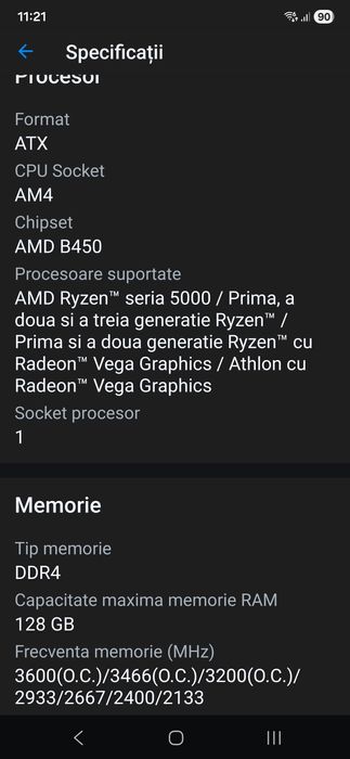 Placa de baza Aorus Elite B450