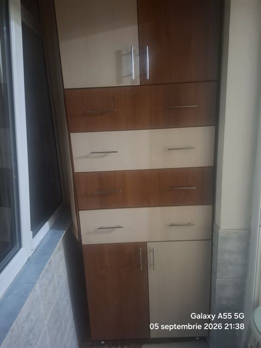 Dulap cu 2 corpuri si 4 sertare