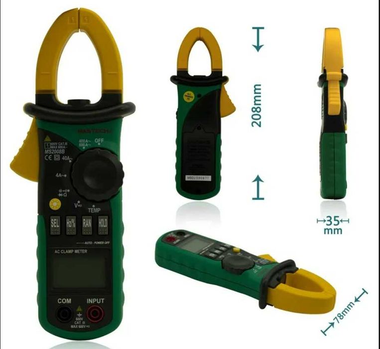 MASTECH MS2008B Digital Multimeter Amper Clamp