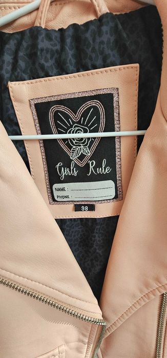 Детско кожено яке 98см