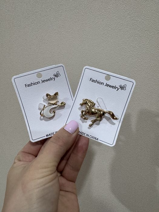 Брошь титан в наличии