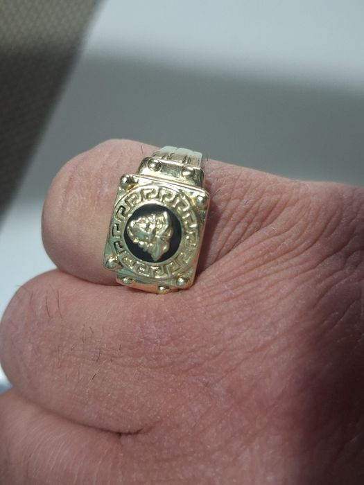 Inel versace aur 14 k 6,77gr