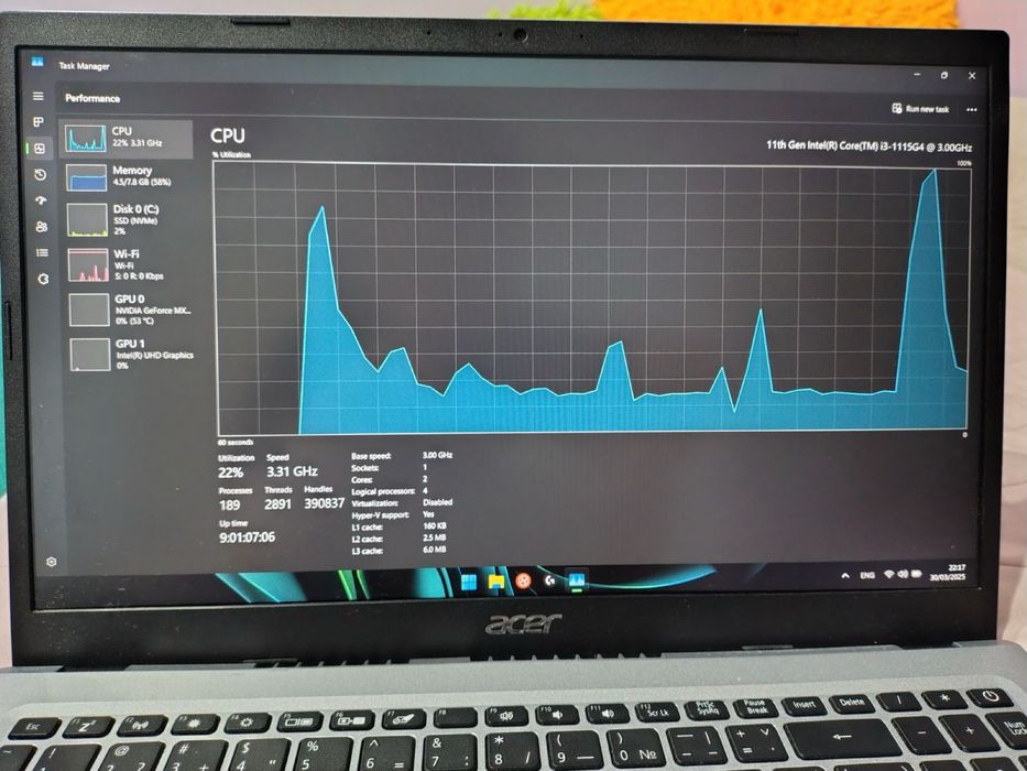 Лаптоп Acer Aspire 3